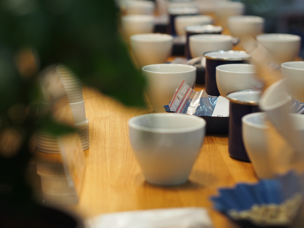 Kaffee Cupping Kaffeeverkostung Cupping Messe